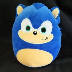 Blue Sega Sonic 8" Squishmallow Plush Toy